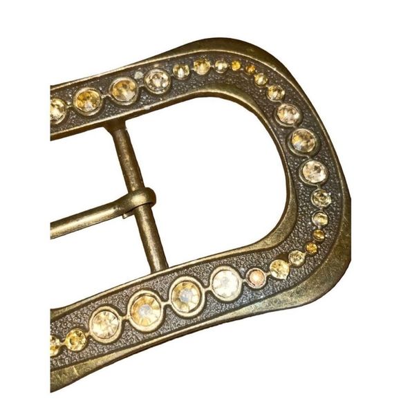 Vintage Rounded Rectangle Belt Buckle - Bid Now = Discounted Shipping - Picture 3 of 9